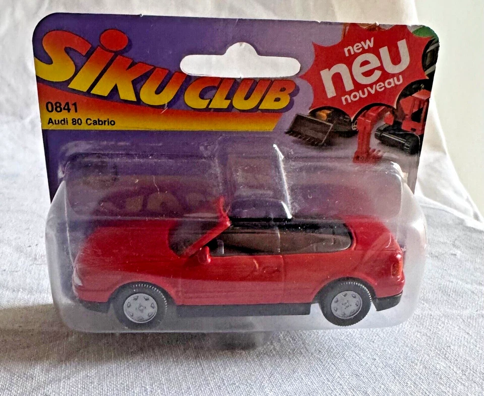 SIKU #0841 Audi 80 Cabrio Model Car In Original Packaging — 第 2/4 张图片