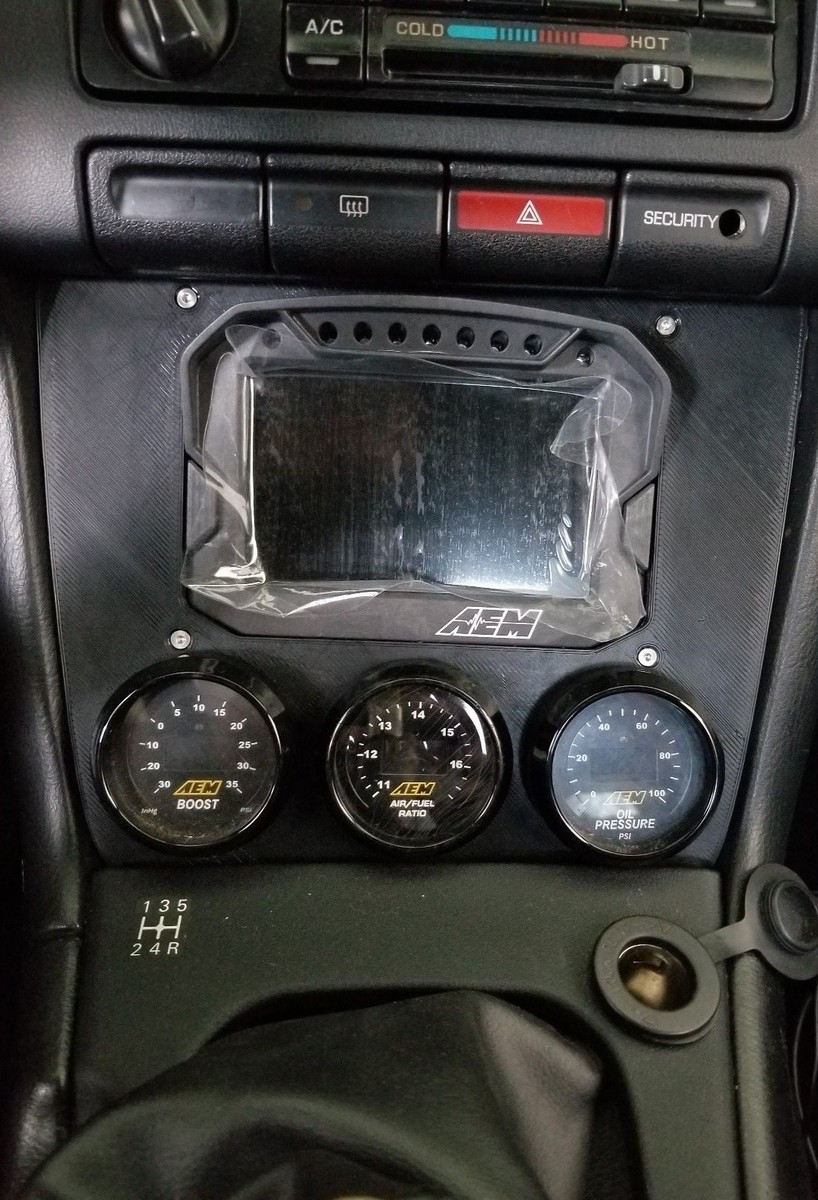 LOWER DASH FINISHER 3 52mm GAUGE POD AEM CD5 for 95-98
