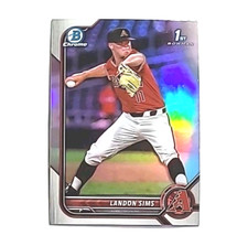 2022 Bowman Draft Refractor #BDC-72 Landon Sims RC (D-BACKS) !!
