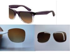 newpolar replacement polarized lenses for ray ban 2140 50 brown gradient