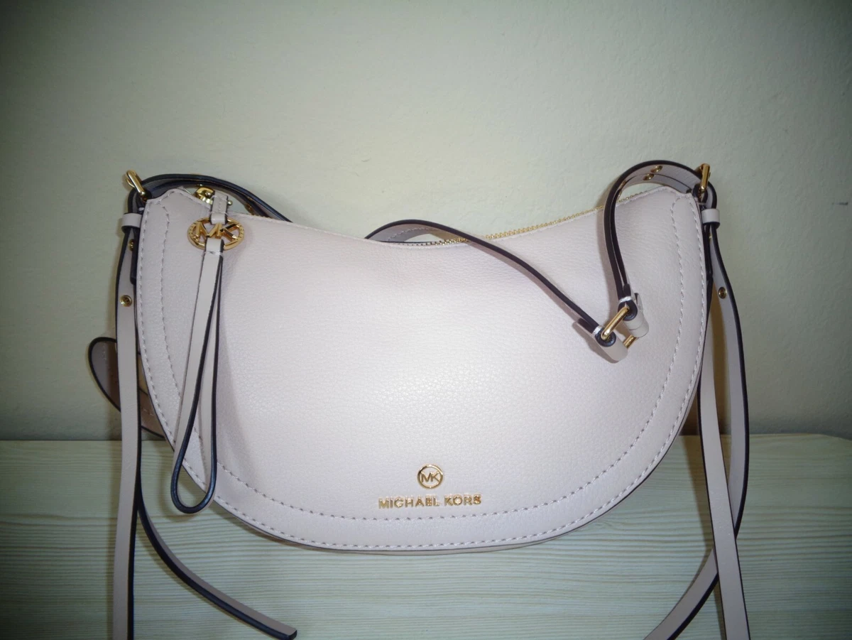 NWT MICHAEL KORS Camden Soft Pink Leather Messenger Shoulder Crossbody Bag MSR