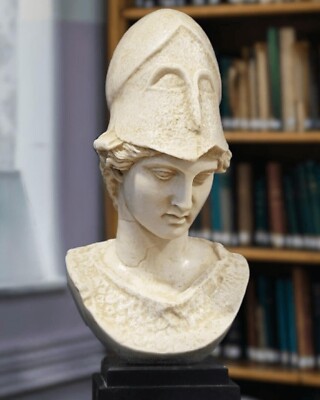 Athena Bust Statue Athena Greek god Sculpture mythology goddess Minerva Roman US
