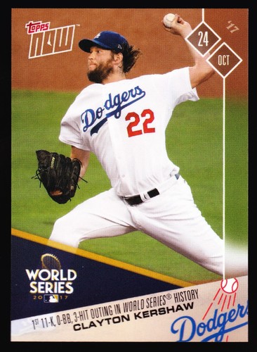 2017 Topps Now 814 Clayton Kershaw