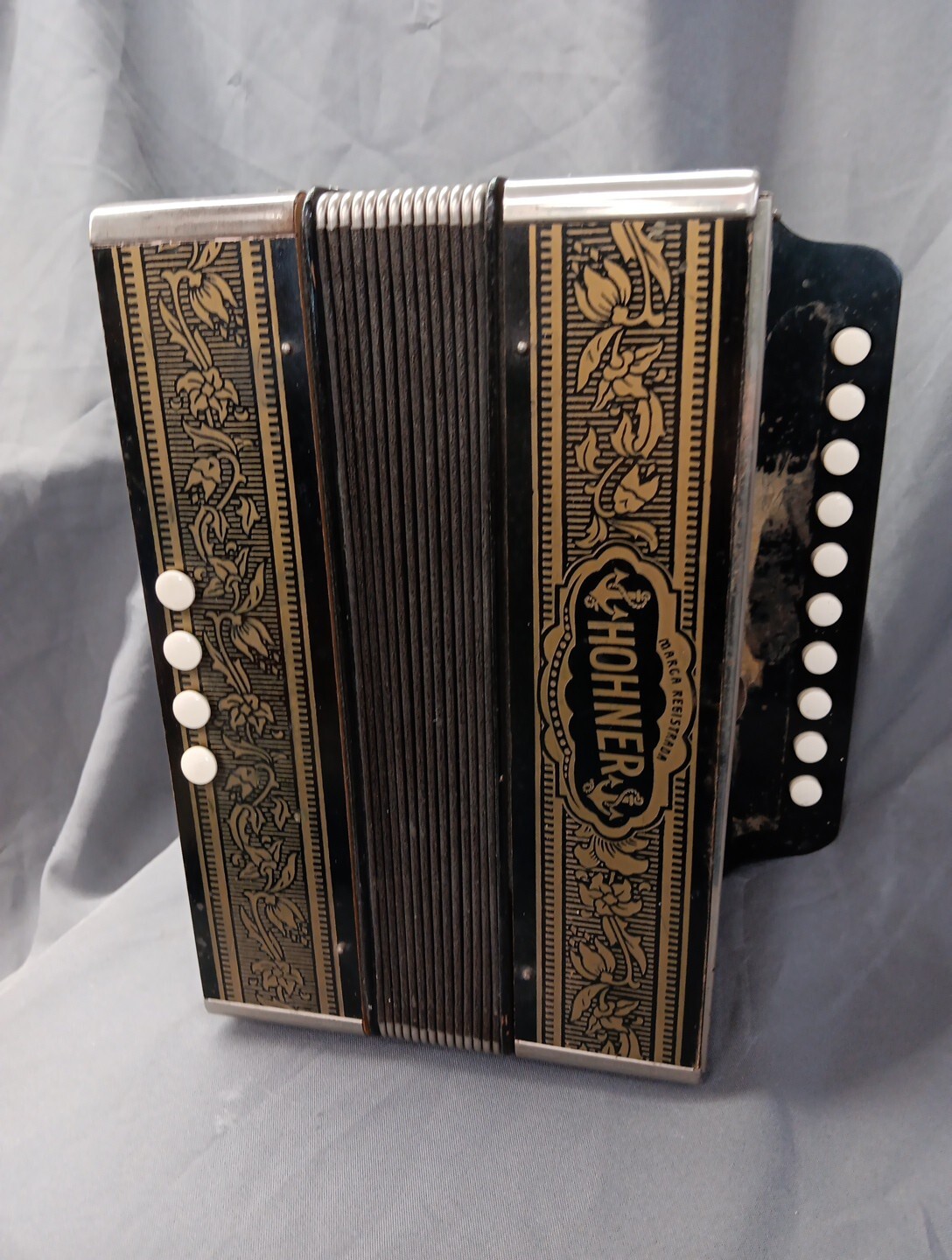Vintage HOHNER MARCA REGISTRADA Single Row Accordion GERMANY eBay