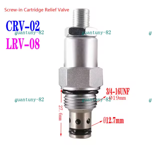 Hydraulic Relief Valve LRV-08 Pressure Relief Valve Adjustable Pressure Valve - Afbeelding 6 van 6
