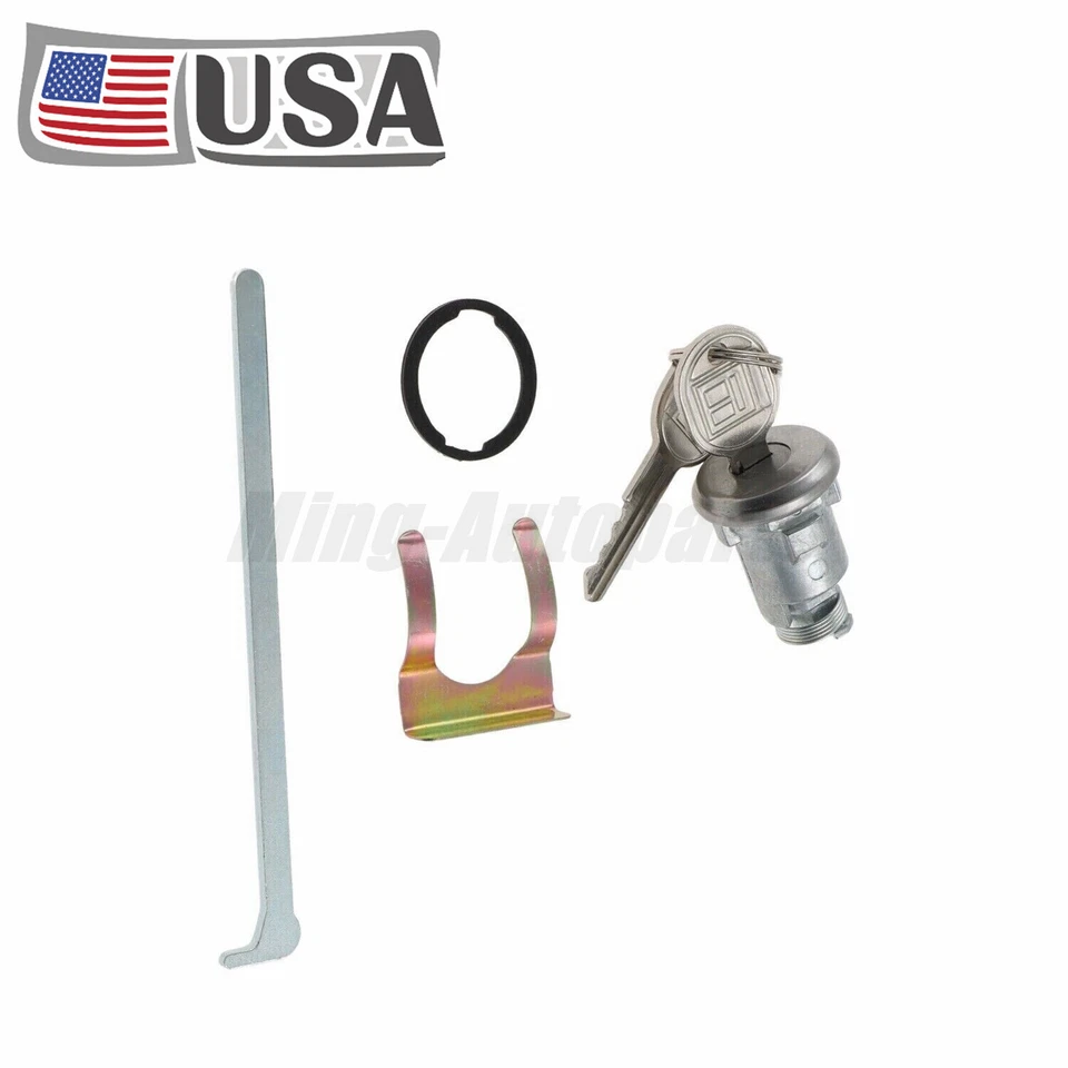 For Buick Cadillac Chevrolet Trunk Lock Cylinder with 2 Keys USA Foto 2 de 4