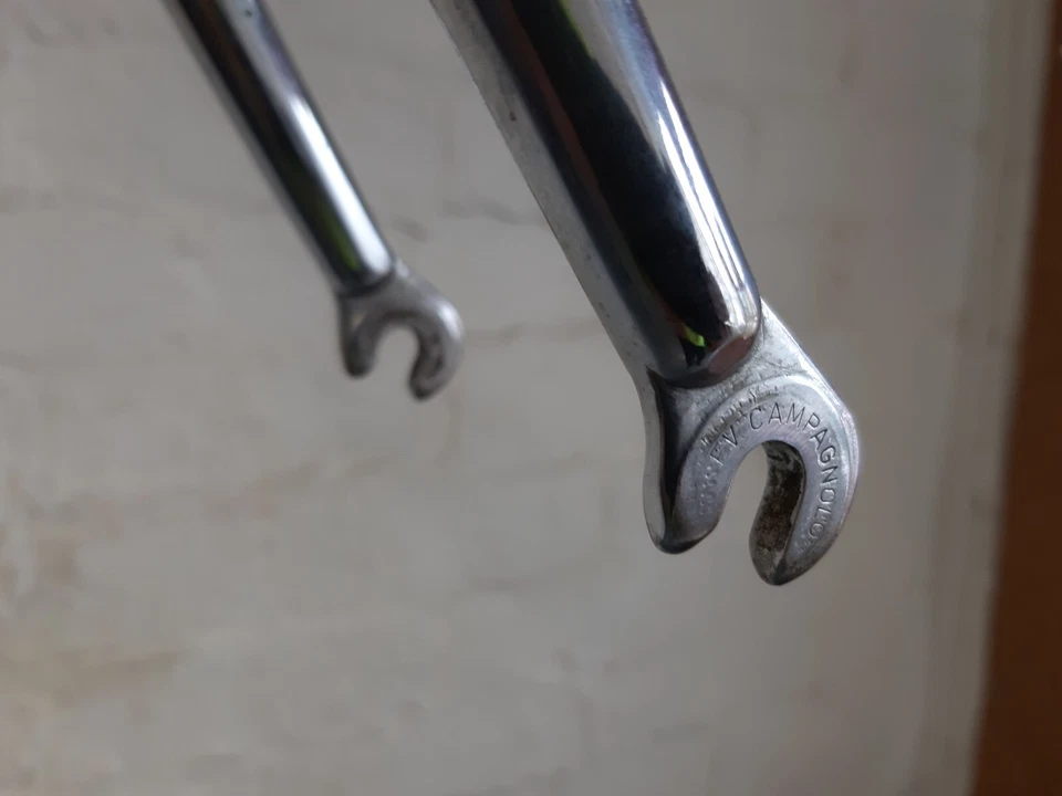 Mick Howarth 57cm Reynolds 531 vintage road racing frame & forks Portacatena - Image 2 of 4