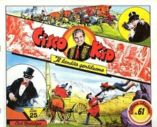 comic SILVER BOOK number 61 CISCO KID THE BANDIT GENTLEMAN