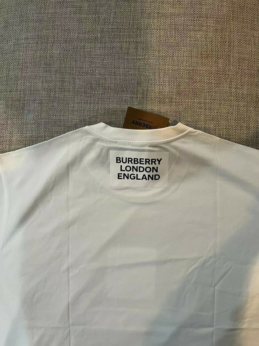 【BURBERRY LONDON ENGLAND】MY CROWN Tシャツ　S Burberry White Red Carrick My Crown Deer T-Shirt Size 2XL | eBay
