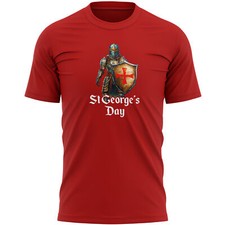 St Georges Day T Shirt Men shirt Country George's Him celebration flag saint ...