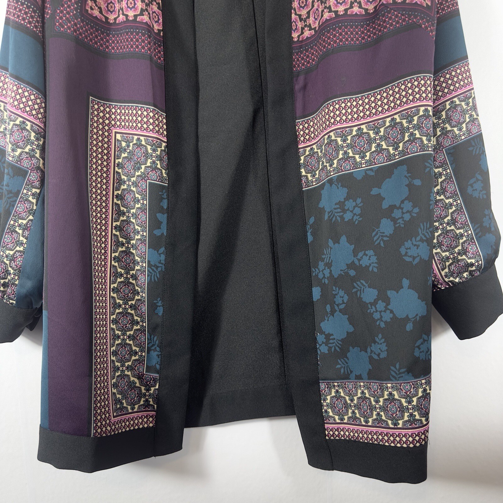 Chico’s Patchwork Open Front Jacket Cardigan  Siz… - image 10