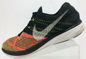 nike flyknit black multicolor