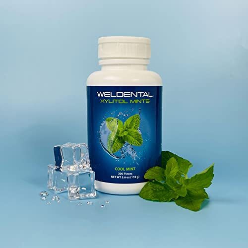 Xylitol Mints Breath & Mouth Freshener 300 Tablets Cool PepperMint