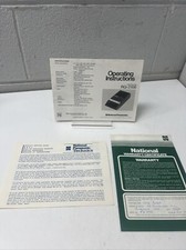 OPERATING INSTRUCTIONS CASSETTE RECORDER RQ 2106 NATIONAL PANASONIC JAPAN