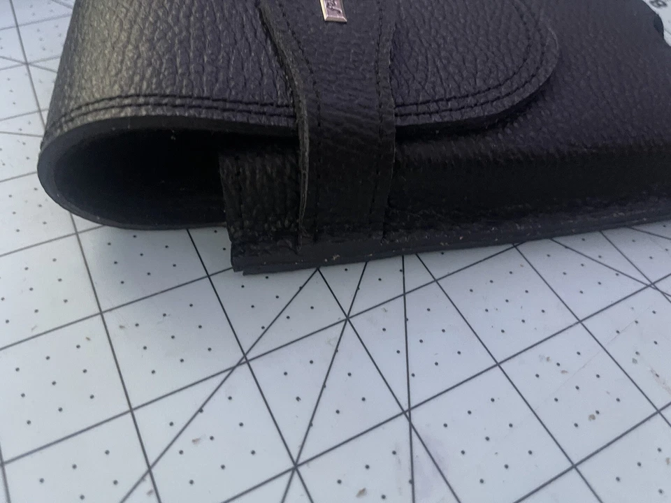 GENUINE HANDMADE SADDLE BACK LEATHER Phone Holster Case for 12&13 iPhone Pro Max - Image 4 of 4