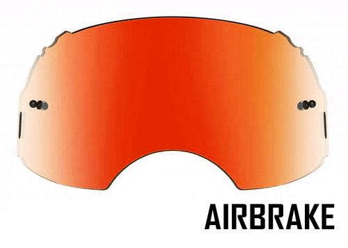 GOGGLE-SHOP RED INFERNO MIRROR LENS para adaptarse a las GAFAS OAKLEY AIRBRAKE MOTOCROSS - Imagen 1 de 2