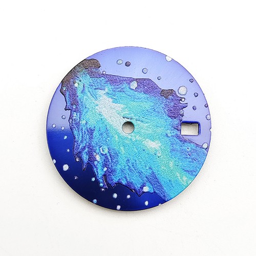 Esfera de reloj de superficie literal colorida de 28,5 mm para piezas de esfera de movimientos NH35/36/4R - Imagen 9 de 10