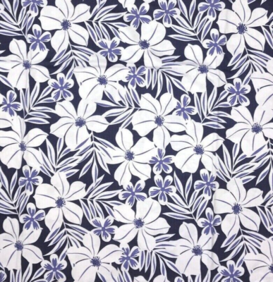 Maglietta Donna Fresh Produce 1X Blu Moonlight Con Stampa Floreale | Tee Manica Lunga Scollo A V Nuovo Con Etichetta