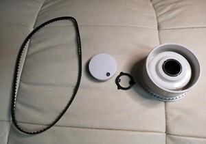 original Handrad und Zahnrimen für alte Nähmaschine Pfaff Gritzner 1002