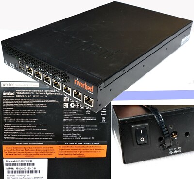 REVERBED STEELHEAD CX-570 SERIES CXA-00570-B120 NETWORK APPLIANCE RB100-12 NS24