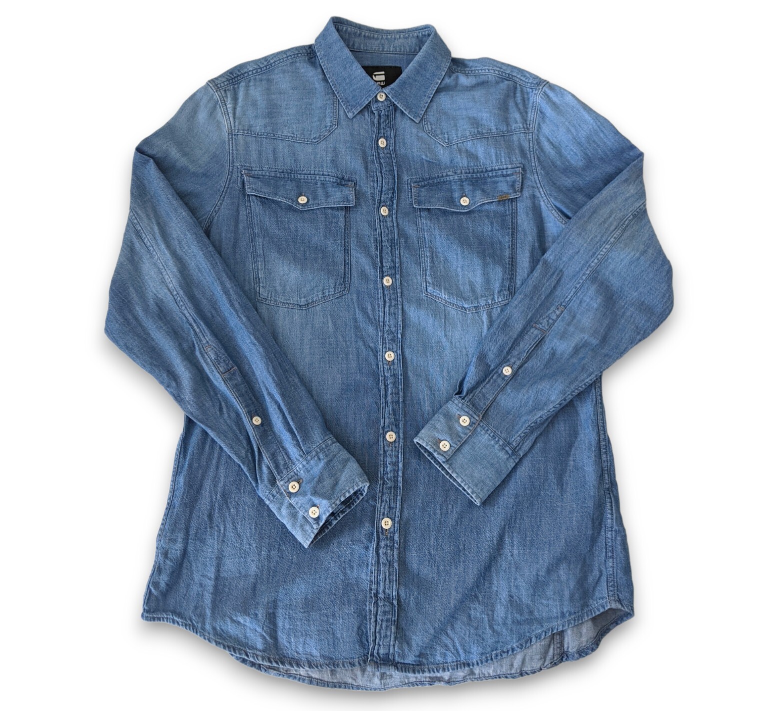 3301 Shirt Shirt 3301 G- Star Raw Slim Fit Color Orange