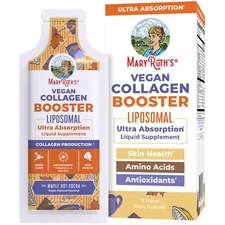 Vegan Collagen Booster Liposomal Supplement 7 Fl Oz Supports Skin Health
