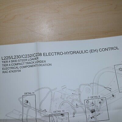 NEW HOLLAND L225 L230 C232 C238 Loader Electronic Component Location