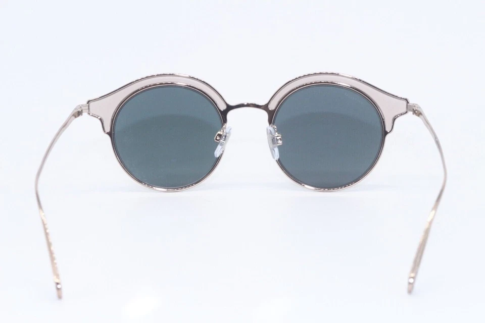 GIORGIO ARMANI AR6071 3011/4Z 玫瑰金圆形镜面金属太阳镜 46-19-140 — 第 4/4 张图片