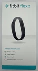 Fitbit Flex2 Activity Tracker Black Band FB403BK Charger 2 Wristbands New In Box