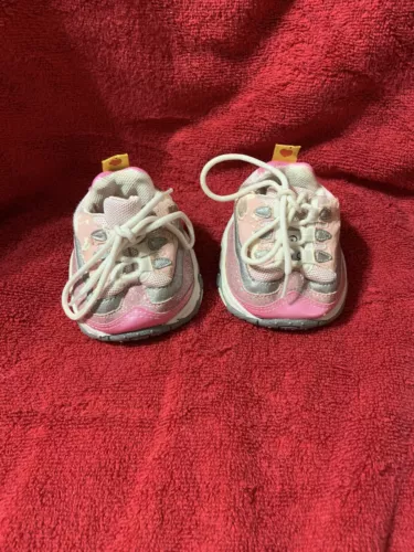 Build A Bear Skechers Pink Sneakers Sparkle Tennis Shoes Accessories BABW