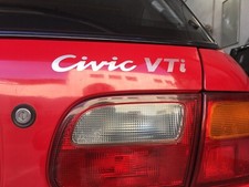 CIVIC EG6 DECAL STICKER CIVIC VTI, GRATED VTI