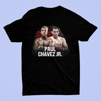 Jake Paul Julio Cesar Chavez Jr Boxing Short Sleeve Black All Size Shirt  SS31