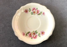 Homer Laughlin JJ59 Pink Floral Virginia Rose China - TEA CUP SAUCER