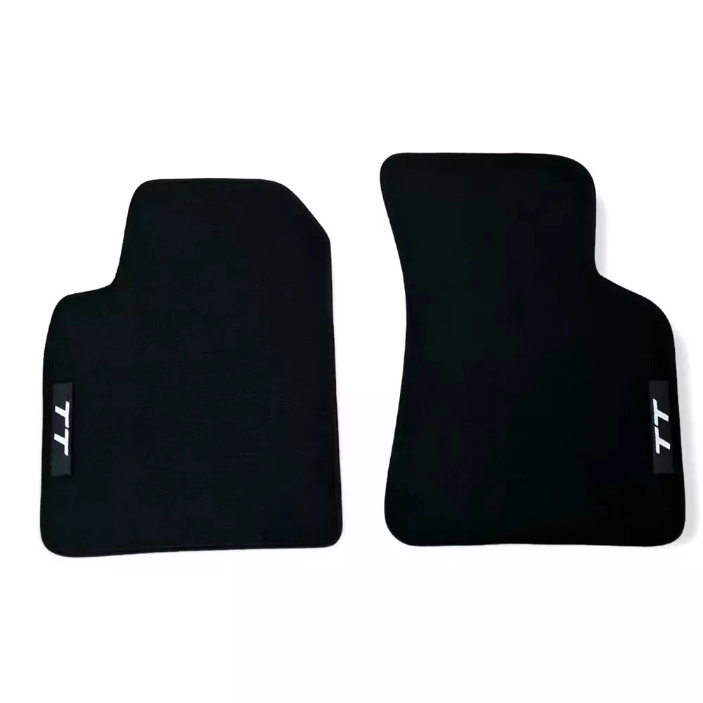 For Audi/TT Car Floor Mats Velour Waterproof Black Rugs Carpet Auto Liners New