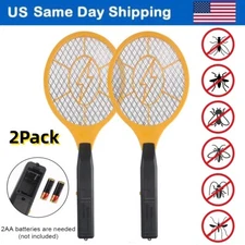 2Pack Bug Zapper Electric Fly Swatter Zap Mosquito Killer Pest Insect Racket USA