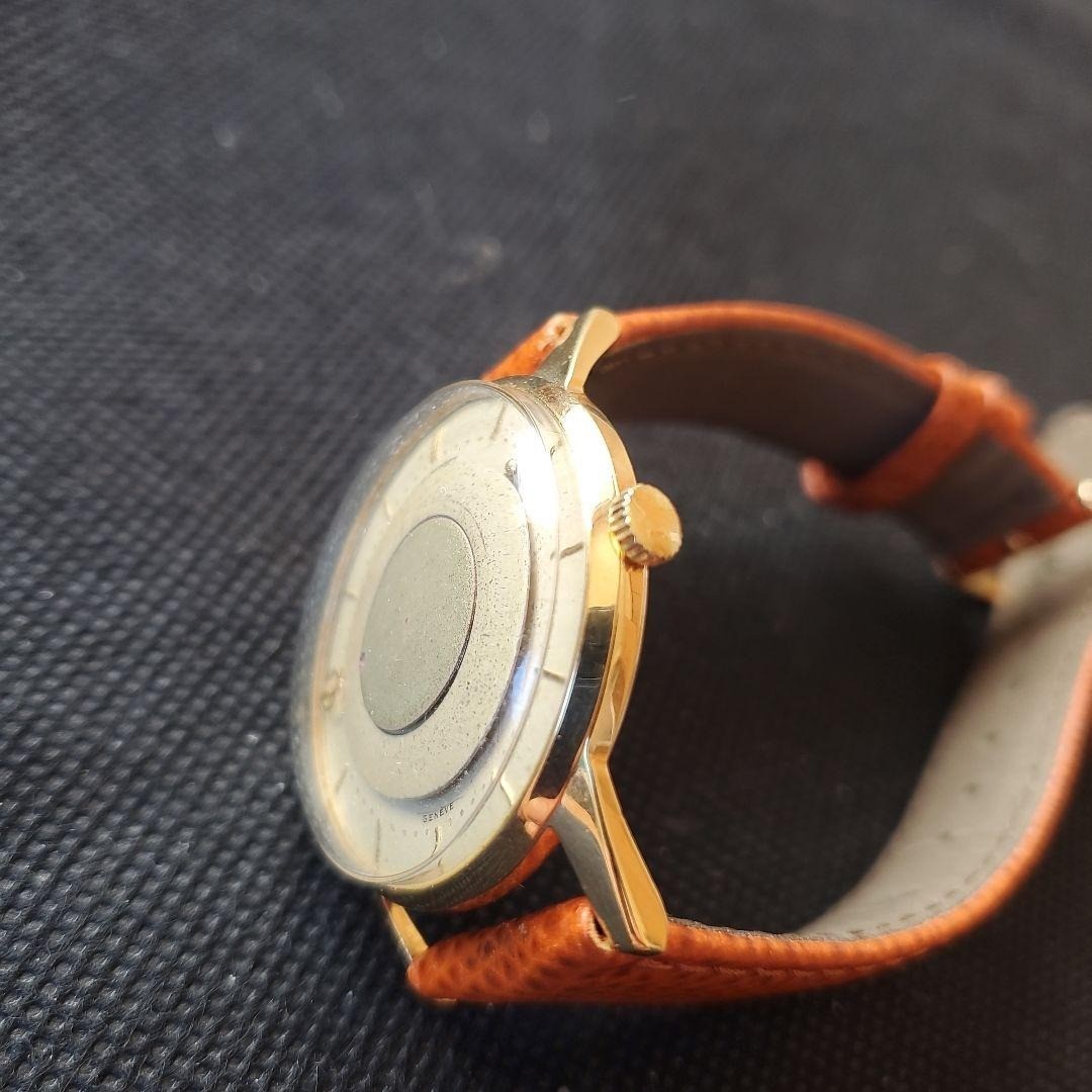 Jean Perret GENEVE Vintage Mystery Dial Manual Watch 1950s-60s 