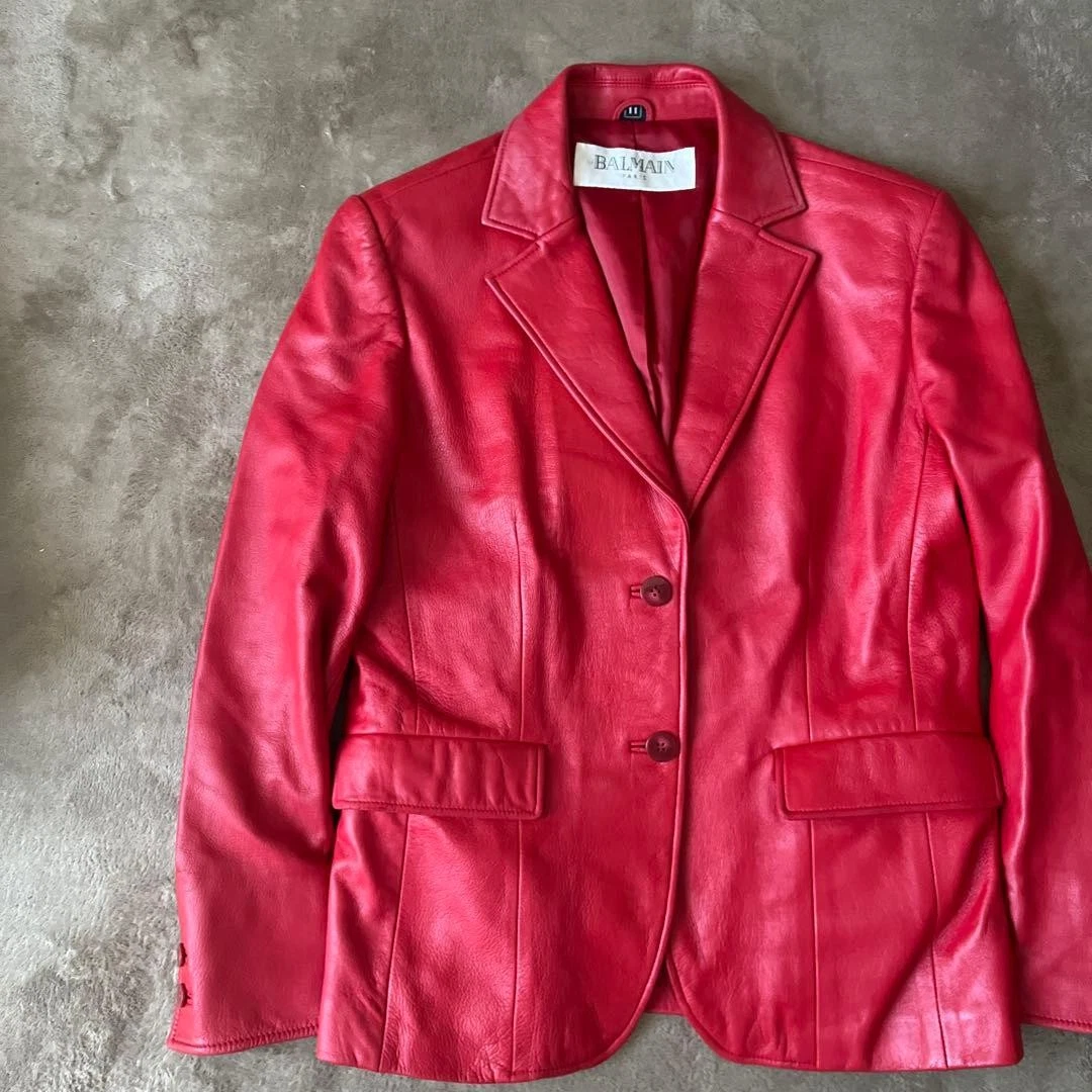 Balmain Red Coats, Jackets & Vests for Men for Sale | Shop New