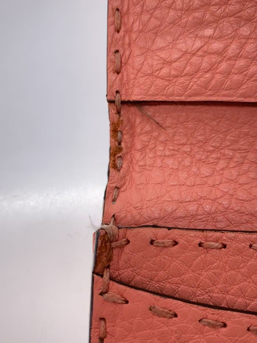 FENDI Women's Leather Bifold Wallet Pink thumbnail 6
