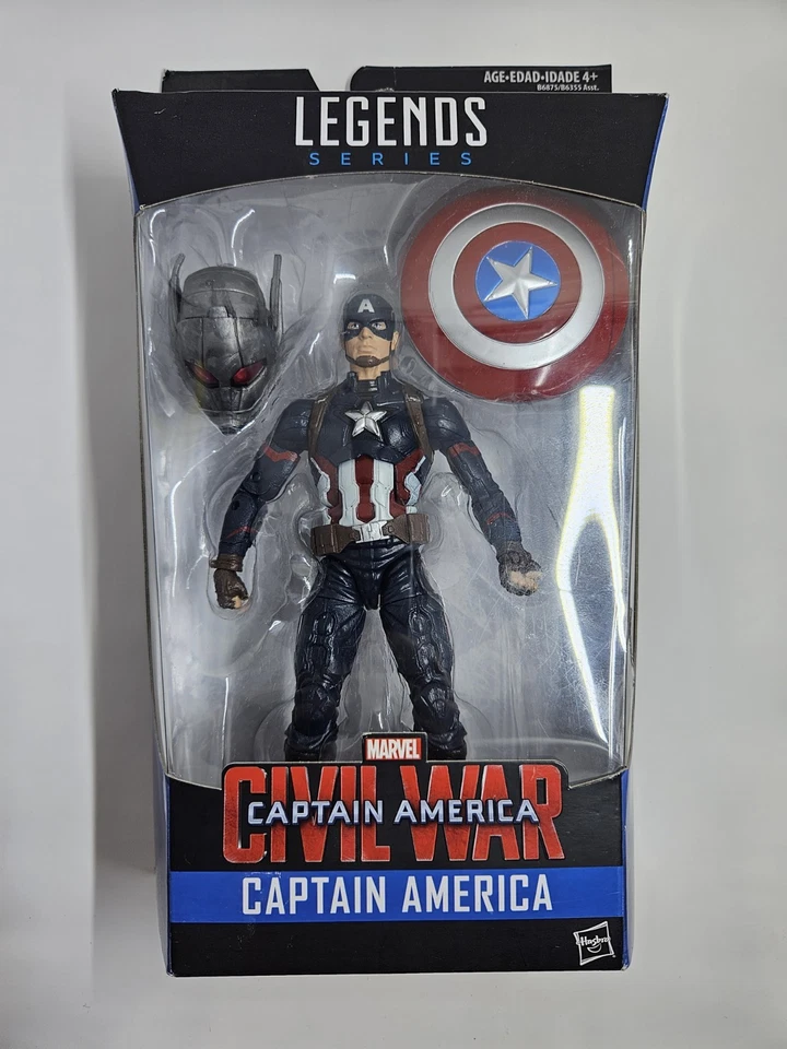 Hasbro Marvel Legends Guerra Civil CAPITÁN AMÉRICA Hombre Gigante Construir-Una-Figura Serie Foto 2 de 4