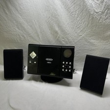 Jensen JMC-180 Wall Mountable CD Player AM/FM Radio Stereo System Remote Black