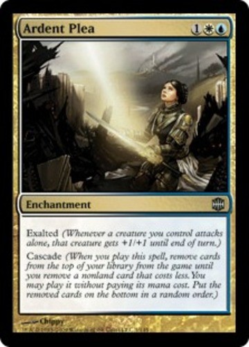 1x Ardent Plea Heavy Play MTG Magic - Kid Icarus -