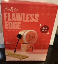 Shea Moisture Flawless Edge 4-Piece Curl Smoothie Edge Gel Comb Brush Set NEW