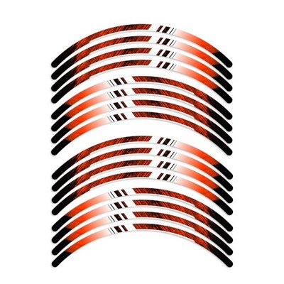 P05B For Aprilia Dorsoduro 900 2018-2020 Orange 2 Wheels Sticker Kit 19