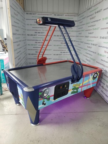Fast Track Mini Slap Shot Air Hockey Table by ICE Comm Operated