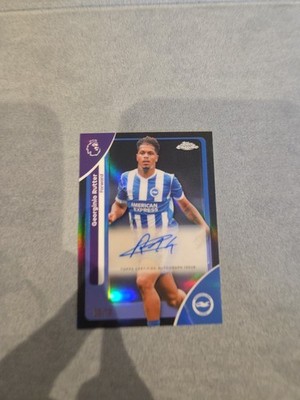 Georginio Rutter Topps 2026 Premier League Brighton & Hove Black Autogramm /10