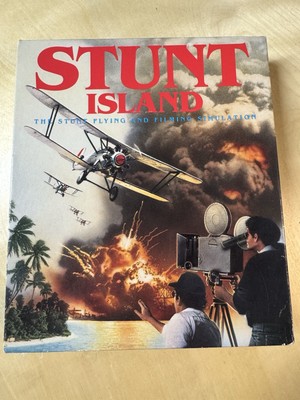 Disney Stunt Island Computer Game PC Vintage 1992