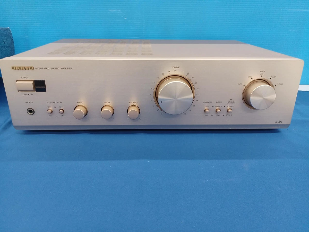ONKYO A-924 Integrated Amplifier – 45W x 2, 15Hz-50kHz Frequency