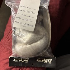 NEW Dollspart Doll wig White 1986 soft Ringlet Curls size 8 Cap Dia.