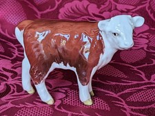 1960 Beswick Hereford Calf Cattle Dad Grandad Mum Gran Friend Birthday Easter