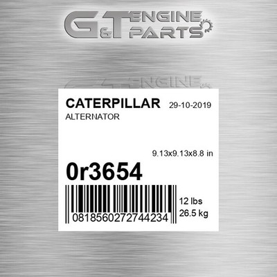 0R-3654 ALTERNATOR fits CATERPILLAR (NEW AFTERMARKET)